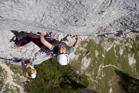 Achensee Tourismus_Klettern im Rofangebirge Rock climbing in the Rofan mountains